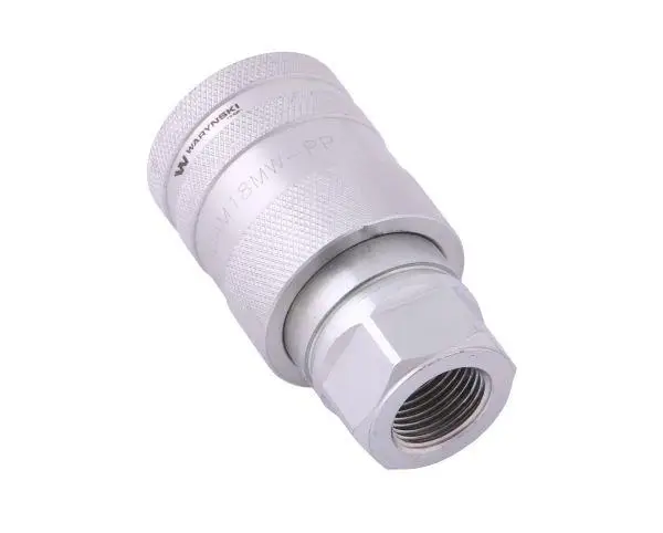 Szybkozłącze hydrauliczne gniazdo M18x1.5 gwint wewnętrzny EURO PUSH-PULL (ISO 7241-A) Waryński Ekspresowa dostawa