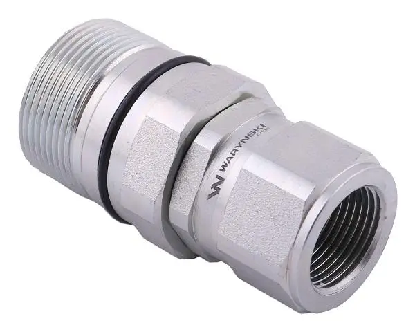 Szybkozłącze hydrauliczne skręcane gniazdo G3/4"BSP gwint wewnętrzny 250bar Waryński Premium