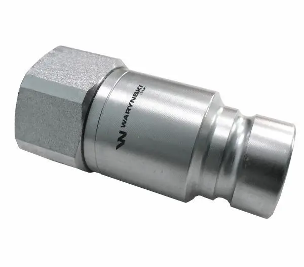 Ostatnie sztuki Szybkozłącze hydrauliczne suchoodcinające wtyczka G3/4"BSP gwint wewnętrzny ISO16028 Waryński