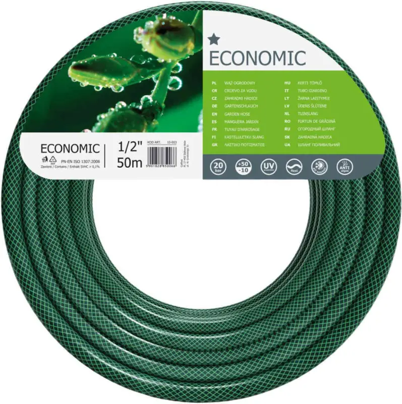 Szybka dostawa Wąż ogrodowy ECONOMIC 1/2" 50 m