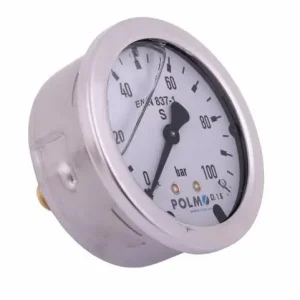 Manometr glicerynowy M63 0-100 bar tylne przyłącze G1/4" POLMO Wybór klientów