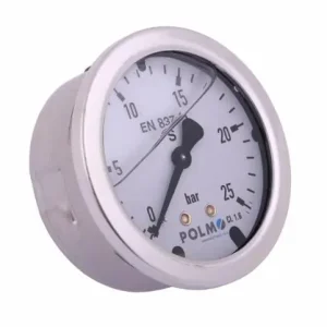Manometr glicerynowy M63 0-25 bar tylne przyłącze G1/4" POLMO Hit cenowy