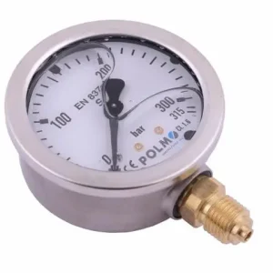 Cena promocyjna Manometr glicerynowy M63 0-315 bar dolne przyłącze G1/4" POLMO