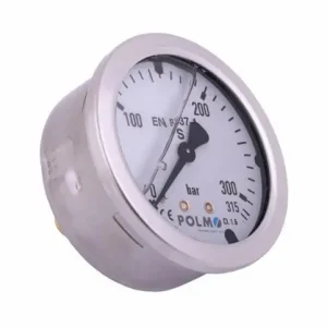 Manometr glicerynowy M63 0-315 bar tylne przyłącze G1/4" POLMO Szybka wysyłka