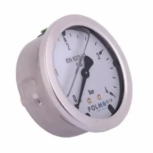 Wybór klientów Manometr glicerynowy M63 0-4 bar tylne przyłącze G1/4" POLMO