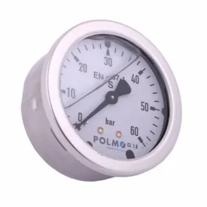 Szybka wysyłka Manometr glicerynowy M63 0-60 bar tylne przyłącze G1/4" POLMO