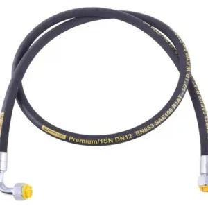 Bezpieczna płatność Przewód hydrauliczny 160 bar gwint M22x1.5 prosta/90 stopni L-3000mm DN12-1SN (AK-13-3000; P11P12) 16MPa Waryński