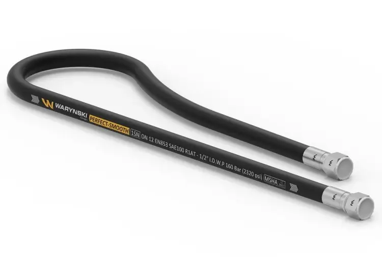 Bezpieczna płatność Przewód hydrauliczny gładki z uszczelnieniem - 160 bar gwint M22x1.5 prosta stożek/prosta płaskoL-500mm DN12-1SN 16.0MPa Waryński