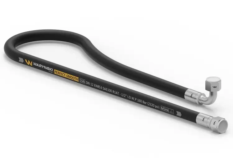 Zniżka Przewód hydrauliczny gładki z uszczelnieniem - 160 bar gwint M22x1.5 prosta/90 stopni L-3000mm DN12-1SN (AK-13-3000; P11P12) 16MPa Waryński