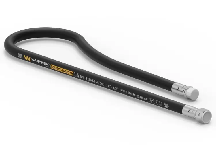 Bezpieczna płatność Przewód hydrauliczny gładki z uszczelnieniem - gwint M22x1.5 proste L-800mm DN12-1SN 7214/07-082/0 . 7214/07-083/0 Cyklop (AB-13-800; P11P21) 16MPa Waryński