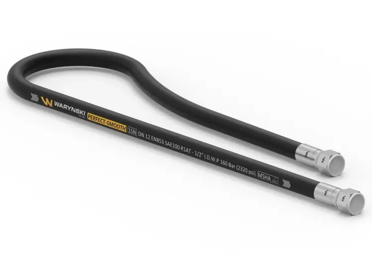 Zniżka Przewód hydrauliczny gładki z uszczelnieniem - gwint M22x1.5 proste L-5800mm DN12-1SN6050160100 Przyczepa (AA-13-5800; P11P11) 16MPa Waryński