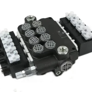 Popularny Rozdzielacz hydrauliczny 4-sekcyjny sterowany elektrycznie 12V 80L VOIMA