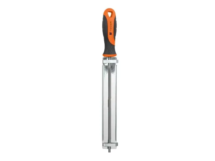 Oferta limitowana Pilnik okrągły do ostrzenia łańcucha z prowadnikiem, 4.0/200mm - 3/8", Teger