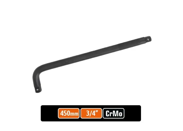 Darmowa dostawa Pokrętło do nasadek TYP L 3/4" 450 mm, Cr-Mo - kute, Teger
