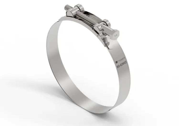 Wyjątkowa oferta Opaska zaciskowa GBS 60-63 (obejma W2 - stal nierdzewna) szerkość 22mm TEGER ( sprzedawane po 10 )