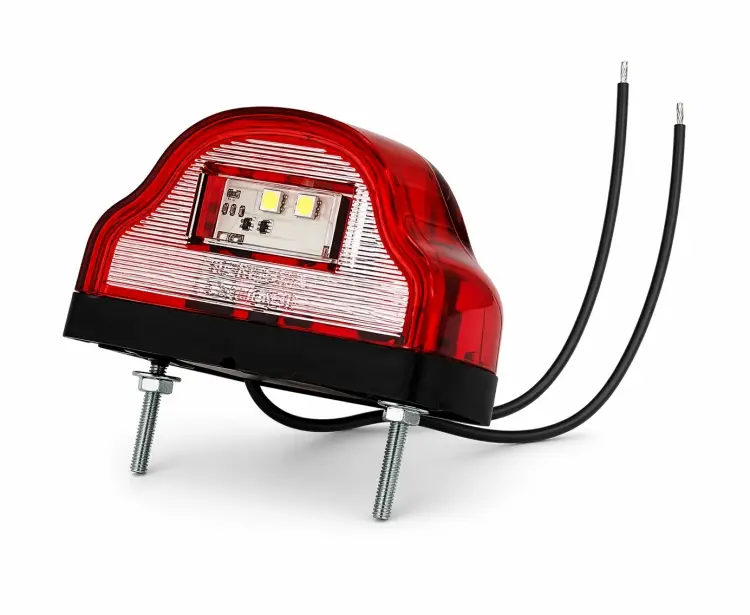 Lampa oświetlenia tablicy rej. LED 409 W72 czerw. Zniżka