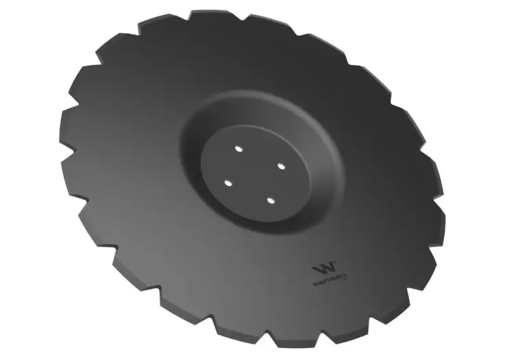 Talerz uzębiony Z-20 fi 610 mocowanie 4/98 grubość 5 mm przetłoczony stal borowa WARYŃSKI R Oferta czasowa