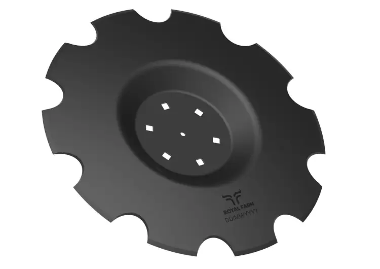 Talerz, uzębiony Z-10 fi 510 mocowanie 6/120 grubość 3.5 mm przetłoczony stal borowa , Royal Farm Zamów dziś