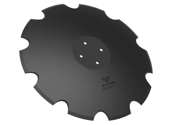 Talerz, uzębiony Z-10 fi 560 mocowanie 4/98 grubość 4.5 stal borowa, Royal Farm Tylko do końca tygodnia