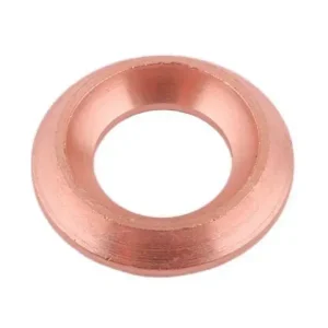 Uszczelka manometryczna do przyłącza z gwintami G1/8" i M10x1 (CU wyżarzone) POLMO ( sprzedawane po 10 ) Do wyczerpania zapasów