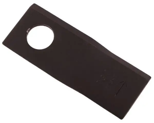 Hit cenowy Nóż. nożyk kosiarka lewy 100x40x3mm otwór 19 zastosowanie 580290966 BCS Sipma WARYŃSKI ( sprzedawane po 25 )
