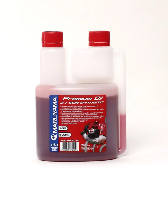 Nie przegap Olej Maruyama 2T do mieszanki, butelka 500ml z dozownikiem 50ml